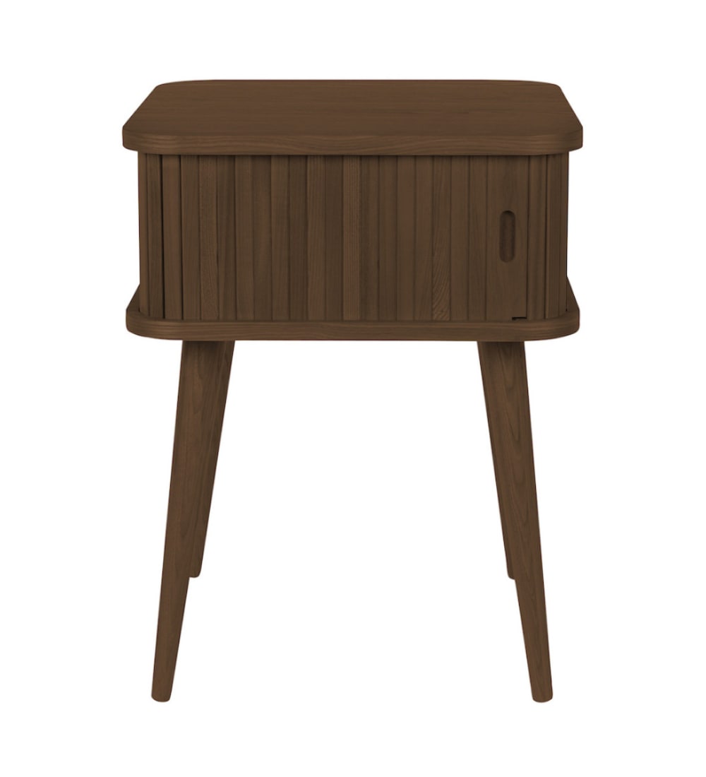 Wohnli Möbelsuche - Beistelltisch aus Holz mit Nussbaum-Finish