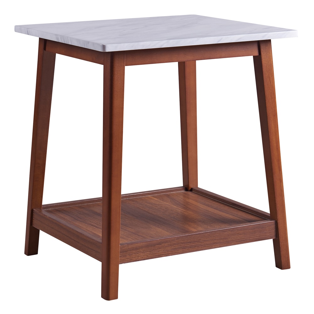 wohnli-moebel-suche-Beistelltisch-aus-MDF-mit-Marmorimitat-Tischplatte-braun Wohnli Möbelsuche - Beistelltisch aus MDF mit Marmorimitat-Tischplatte