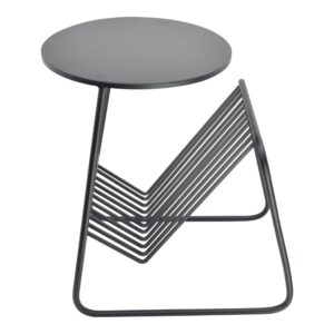 wohnli-moebel-suche-Beistelltisch-aus-Metall-45x32x40-cm-Schwarz Wohnli Möbelsuche - Beistelltisch aus Metall