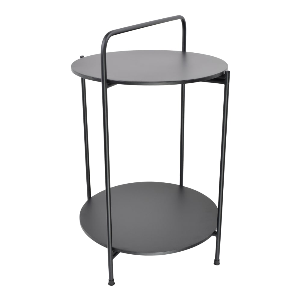 wohnli-moebel-suche-Beistelltisch-aus-Metall-68x45x45-cm-Schwarz Wohnli Möbelsuche - Beistelltisch aus Metall