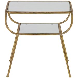 Wohnli Möbelsuche - Beistelltisch aus Metall und Glas