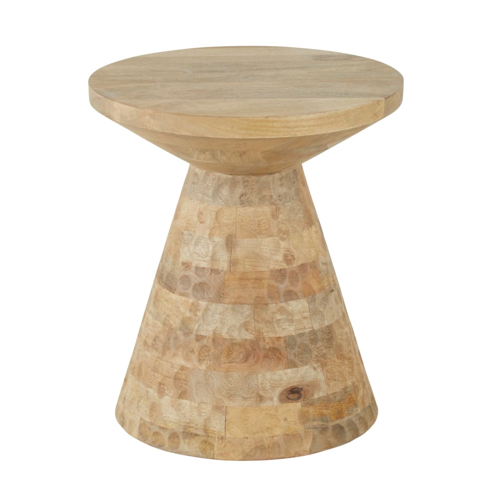 Wohnli Möbelsuche - Beistelltisch aus geschnitztem Mangoholz