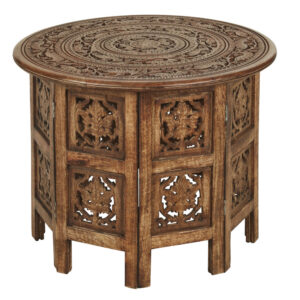 Wohnli Möbelsuche - Beistelltisch aus graviertem