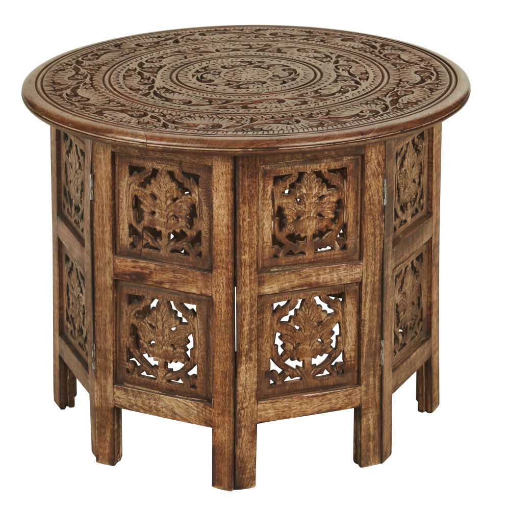 Wohnli Möbelsuche - Beistelltisch aus graviertem