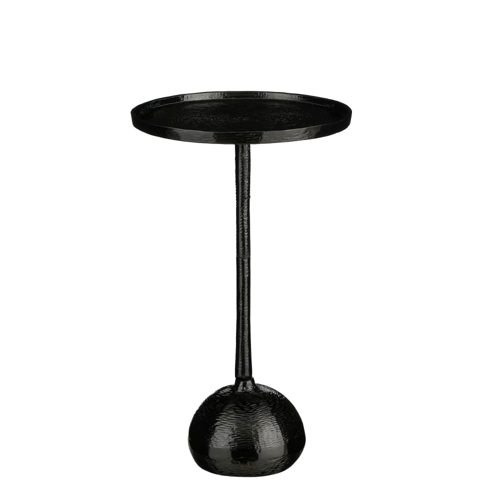 wohnli-moebel-suche-Beistelltisch-aus-schwarzen-Recyceltem-Aluminium-H58 Wohnli Möbelsuche - Beistelltisch aus schwarzen Recyceltem Aluminium H58