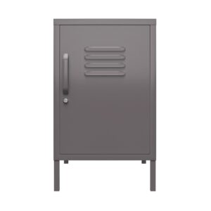 wohnli-moebel-suche-Beistelltisch-mit-1-Tuer-aus-Metall-graphitgrau Wohnli Möbelsuche - Beistelltisch mit 1 Tür aus Metall