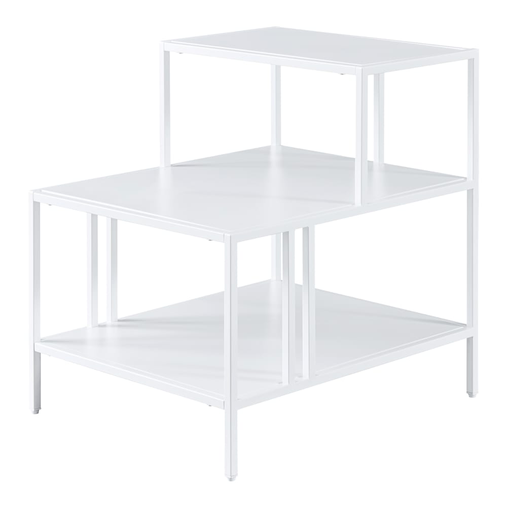 wohnli-moebel-suche-Beistelltisch-mit-3-Ablagen-aus-Metall-60-x-60-x-50-cm-in-Weiss Wohnli Möbelsuche - Beistelltisch mit 3 Ablagen aus Metall 60 x 60 x 50 cm
