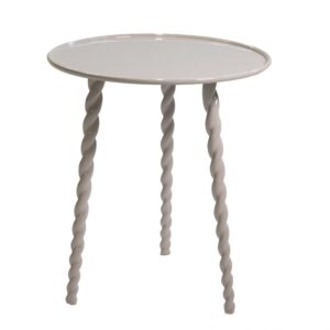 wohnli-moebel-suche-Beistelltisch-rund-aus-Aluminium-46cm-beige Wohnli Möbelsuche - Beistelltisch rund aus Aluminium 46cm