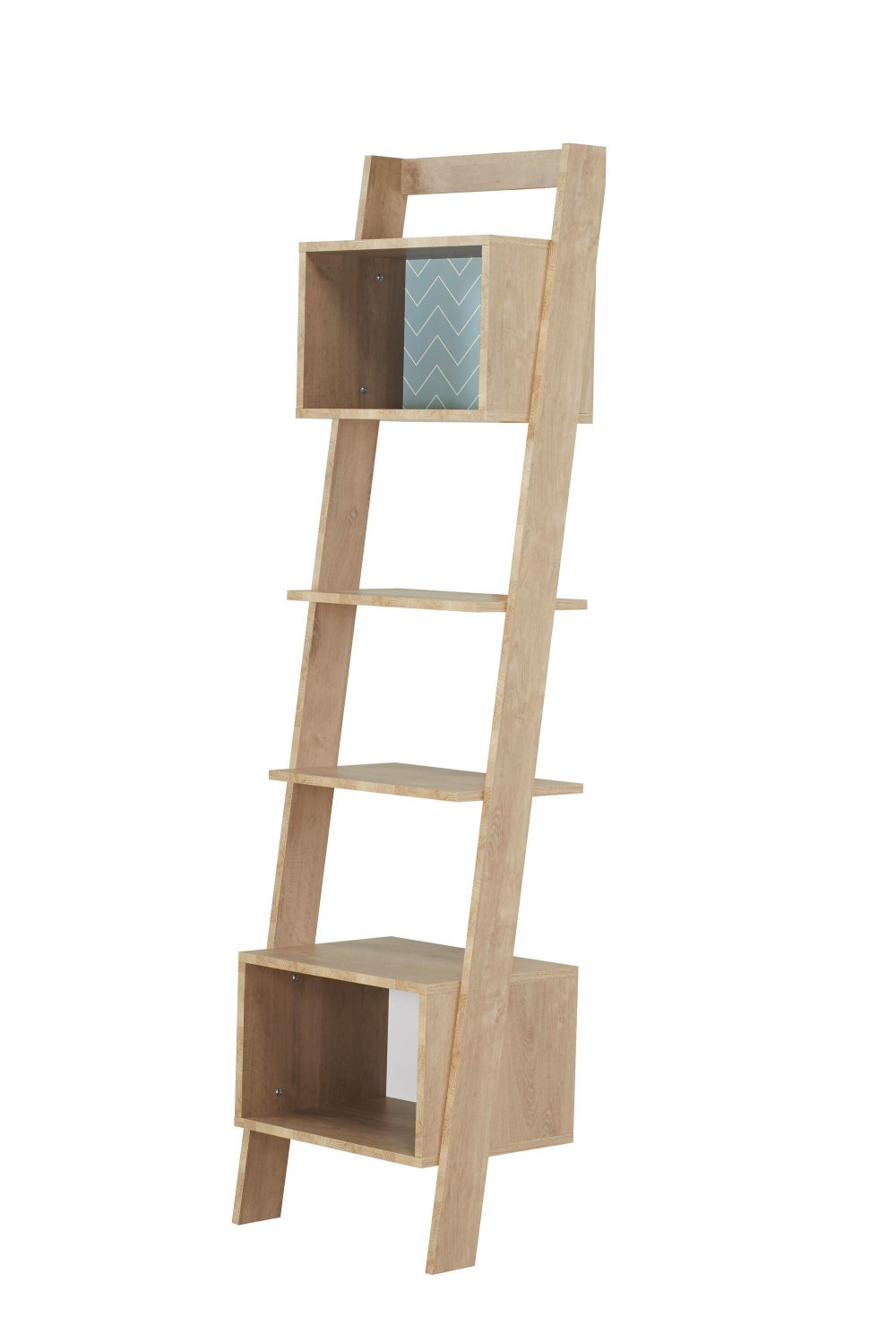 Wohnli Möbelsuche - Bibliothek Larvik - Französische Herstellung - Dekor Heller Holz