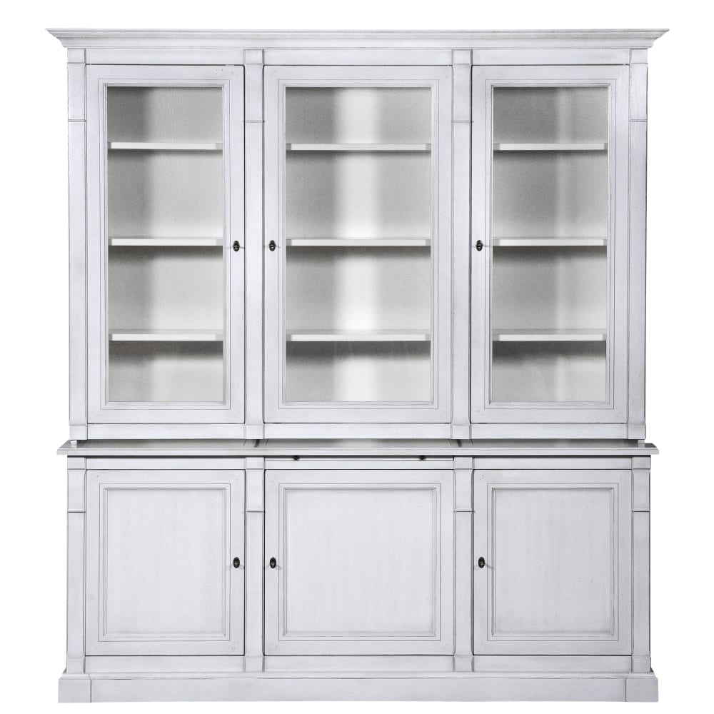 wohnli-moebel-suche-Bibliothek-mit-2-Korpussen-und-3-Tueren-aus-Eiche-grau Wohnli Möbelsuche - Bibliothek mit 2 Korpussen und 3 Türen aus Eiche