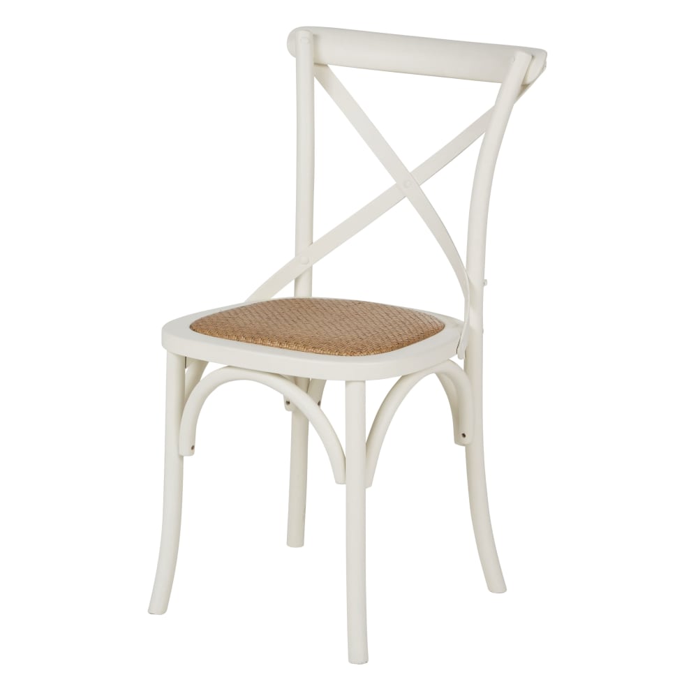 Wohnli Möbelsuche - Bistrostuhl aus Rattan und Birkenholz