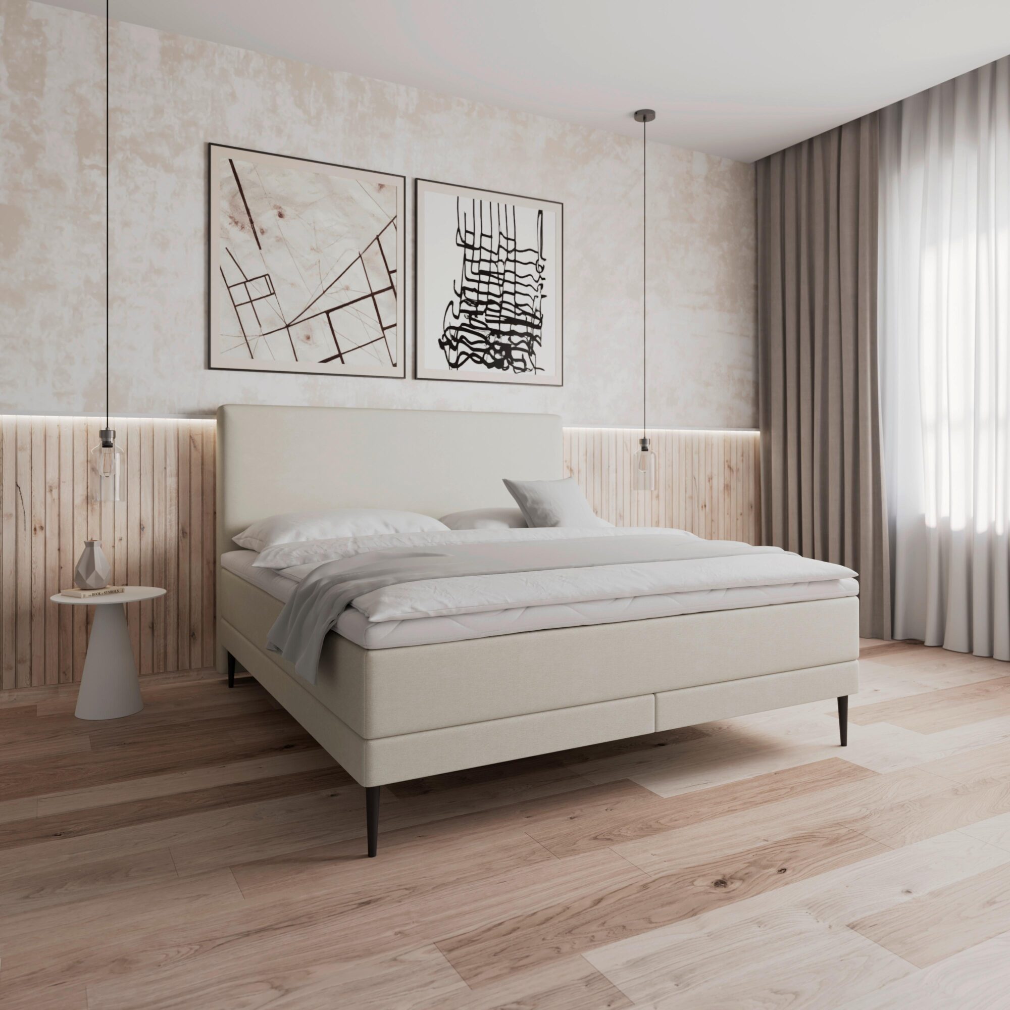 wohnli-moebel-suche-Boxbett-Nevada-ca-160x200-cm-Beige-mit-Topper Wohnli Möbelsuche - Boxbett Nevada ca. 160x200 cm Beige mit Topper