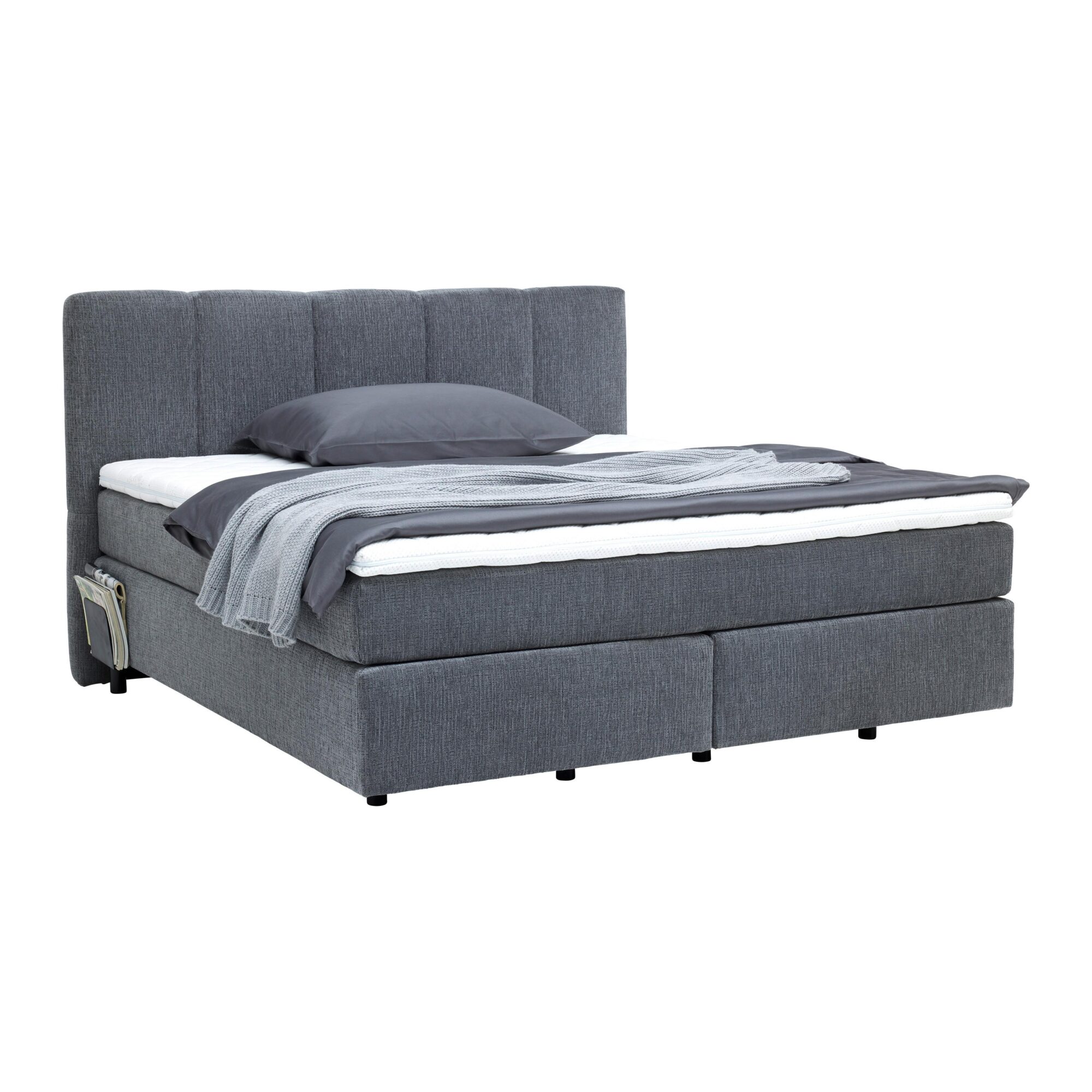 wohnli-moebel-suche-Boxspringbett-Brooklyn-Hellgrau-ca-160x200cm Wohnli Möbelsuche - Boxspringbett Brooklyn Hellgrau ca. 160x200cm