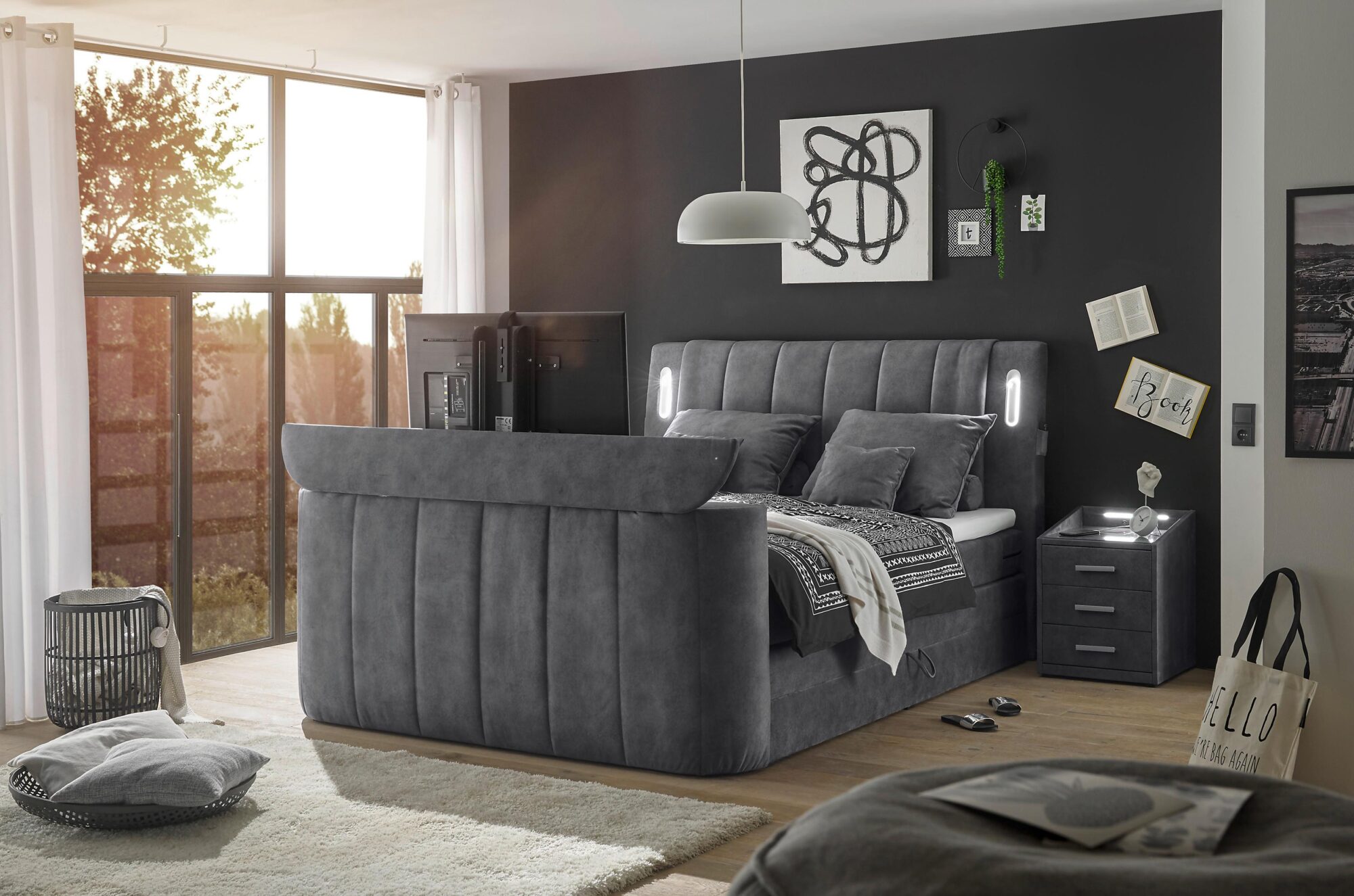 wohnli-moebel-suche-Boxspringbett-Dallas-m-LED-ca-180x200-cm-Anthrazit Wohnli Möbelsuche - Boxspringbett Dallas m. LED ca. 180x200 cm Anthrazit