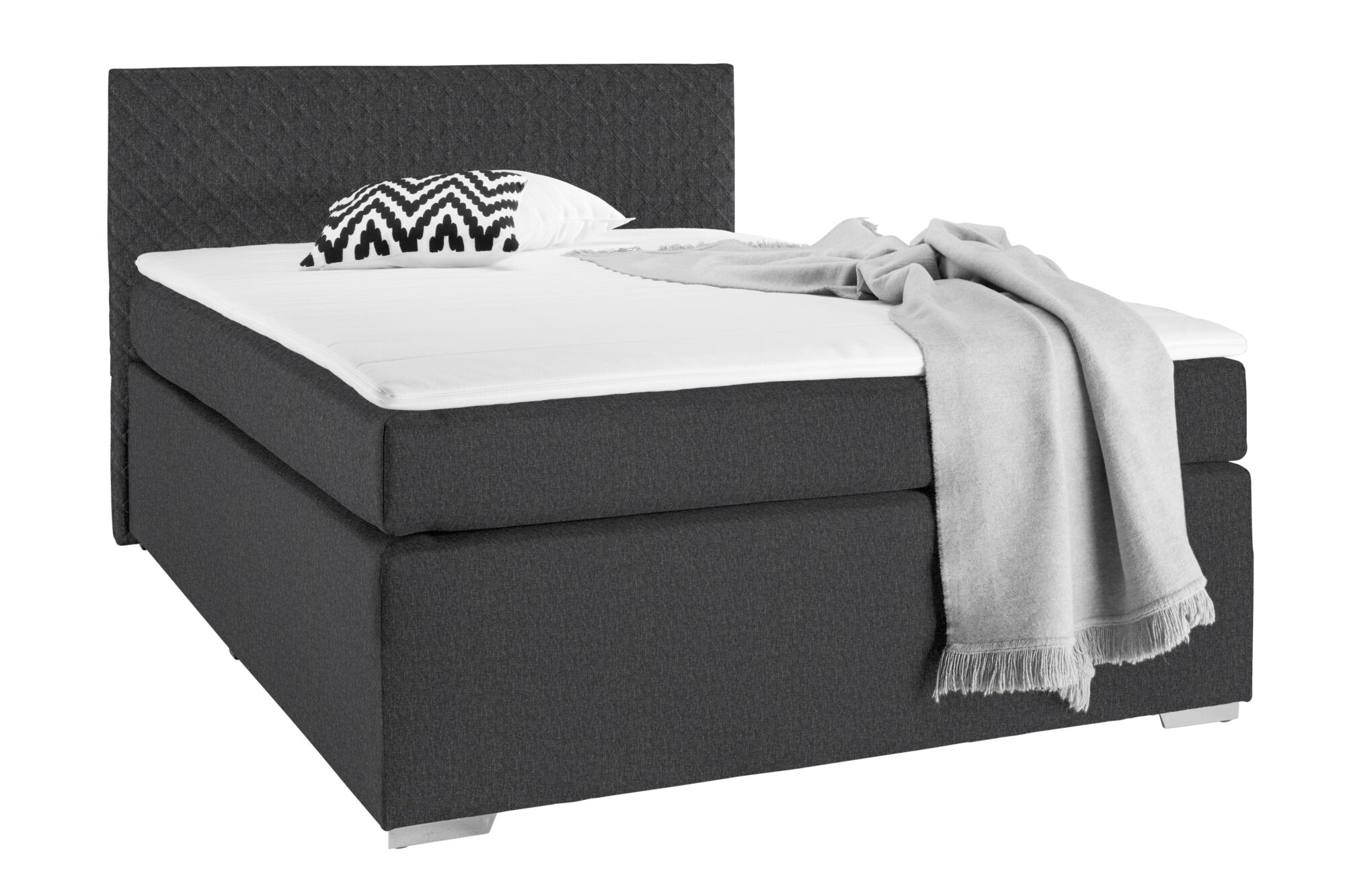 wohnli-moebel-suche-Boxspringbett-Mali-New-in-Grau-ca-140x200cm Wohnli Möbelsuche - Boxspringbett Mali New in Grau ca. 140x200cm