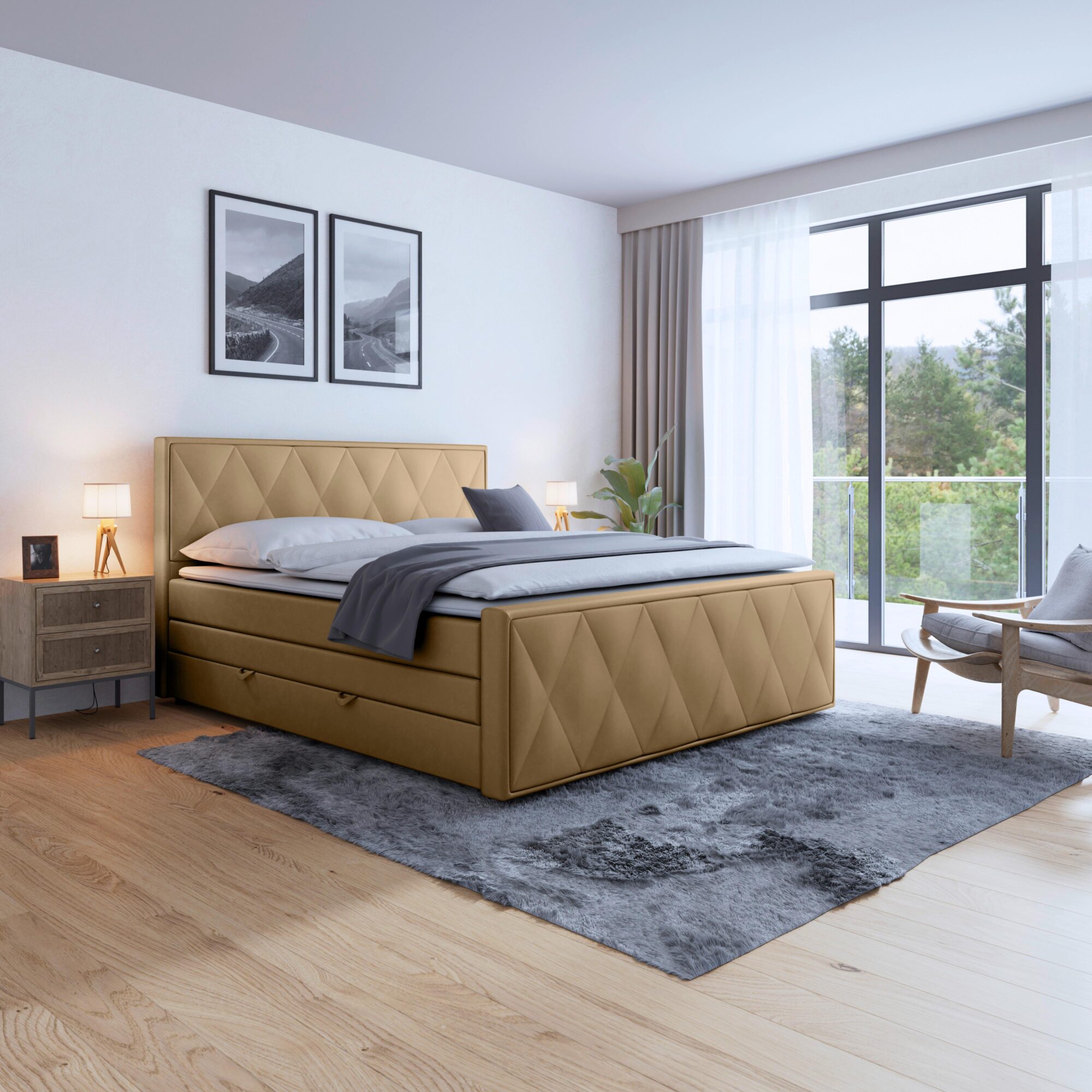 wohnli-moebel-suche-Boxspringbett-Porto-ca-180x200-cm-Beige Wohnli Möbelsuche - Boxspringbett Porto ca. 180x200 cm Beige