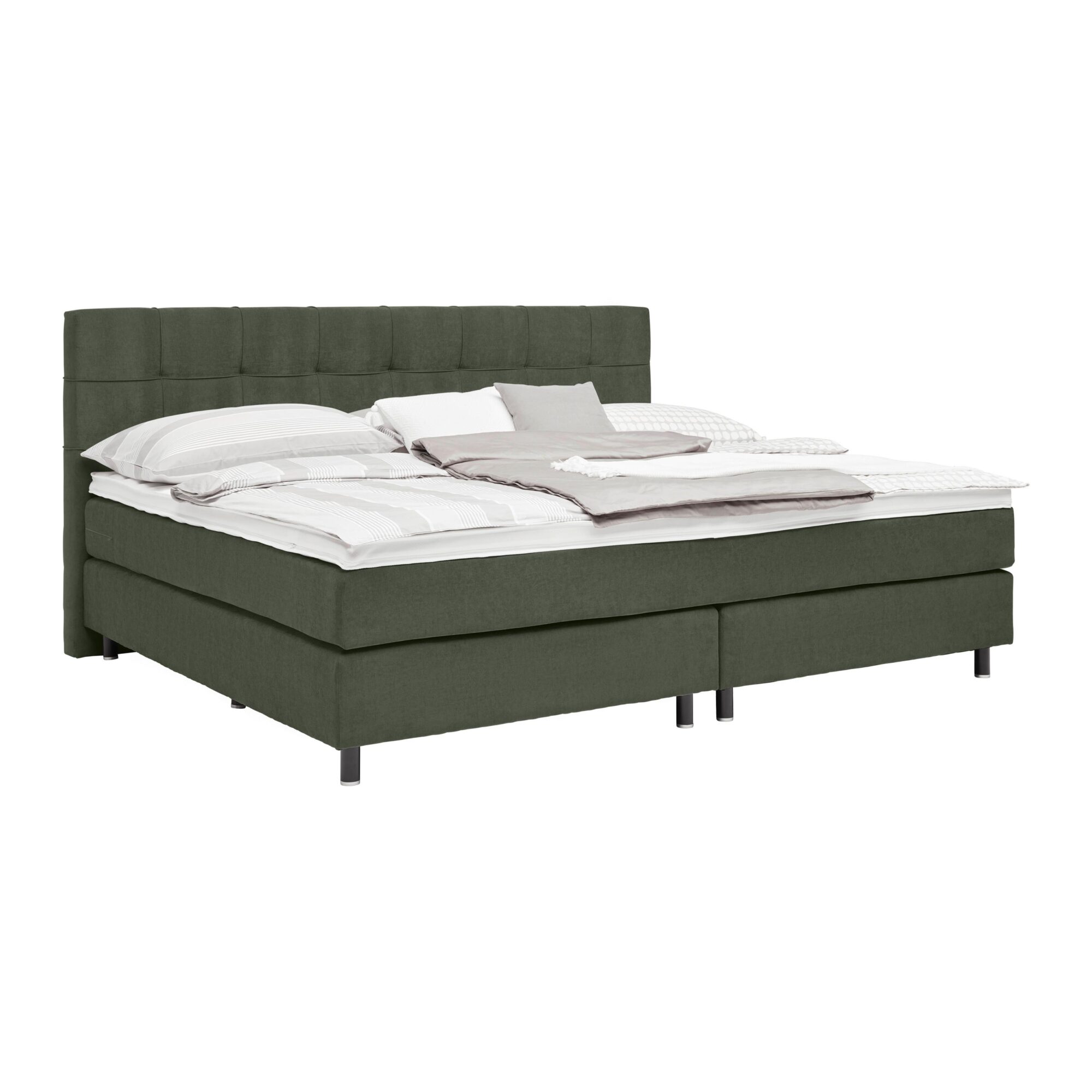wohnli-moebel-suche-Boxspringbett-Primo-Dunkelgruen-ca-240x200cm Wohnli Möbelsuche - Boxspringbett Primo Dunkelgrün ca. 240x200cm