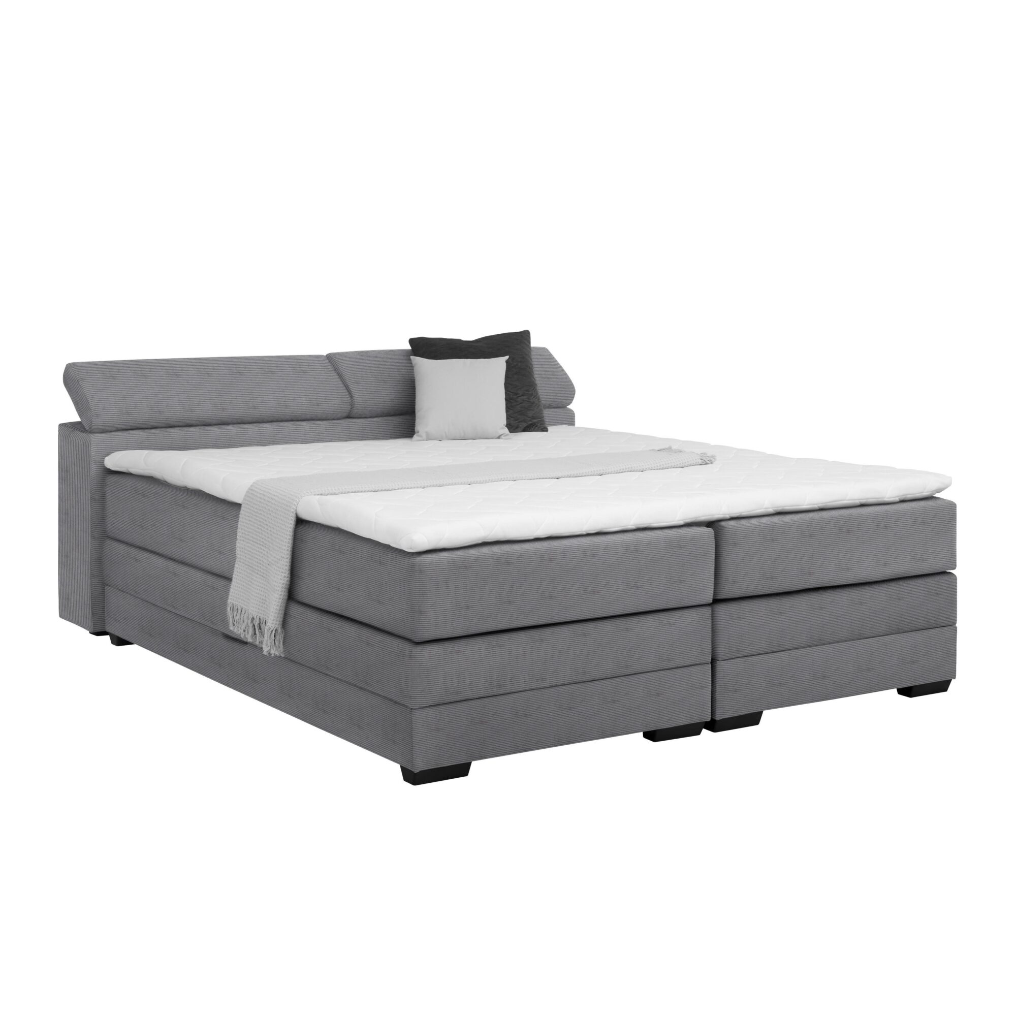 wohnli-moebel-suche-Boxspringbett-Sevilla-Grau-ca-140x200cm Wohnli Möbelsuche - Boxspringbett Sevilla Grau ca. 140x200cm
