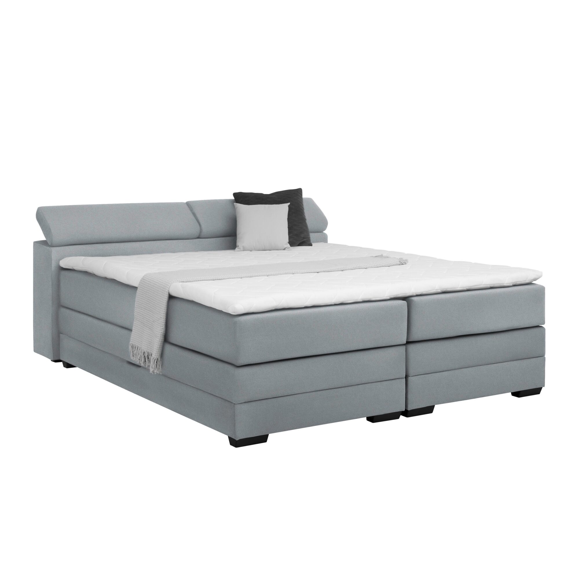 wohnli-moebel-suche-Boxspringbett-Sevilla-Grau-ca-140x200cm Wohnli Möbelsuche - Boxspringbett Sevilla Grau ca. 140x200cm