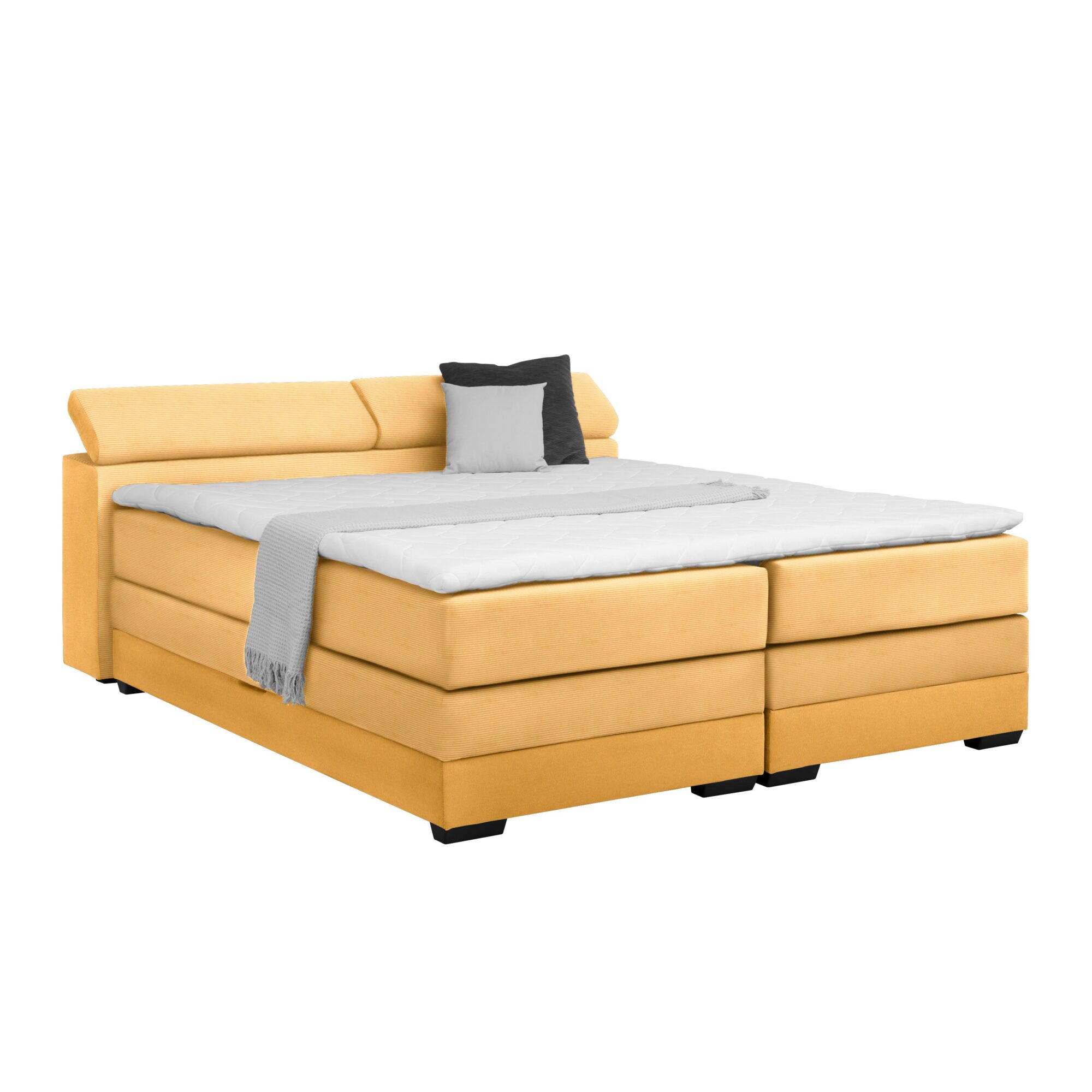 wohnli-moebel-suche-Boxspringbett-Sevilla-Senfgelb-ca-140x200cm Wohnli Möbelsuche - Boxspringbett Sevilla Senfgelb ca. 140x200cm