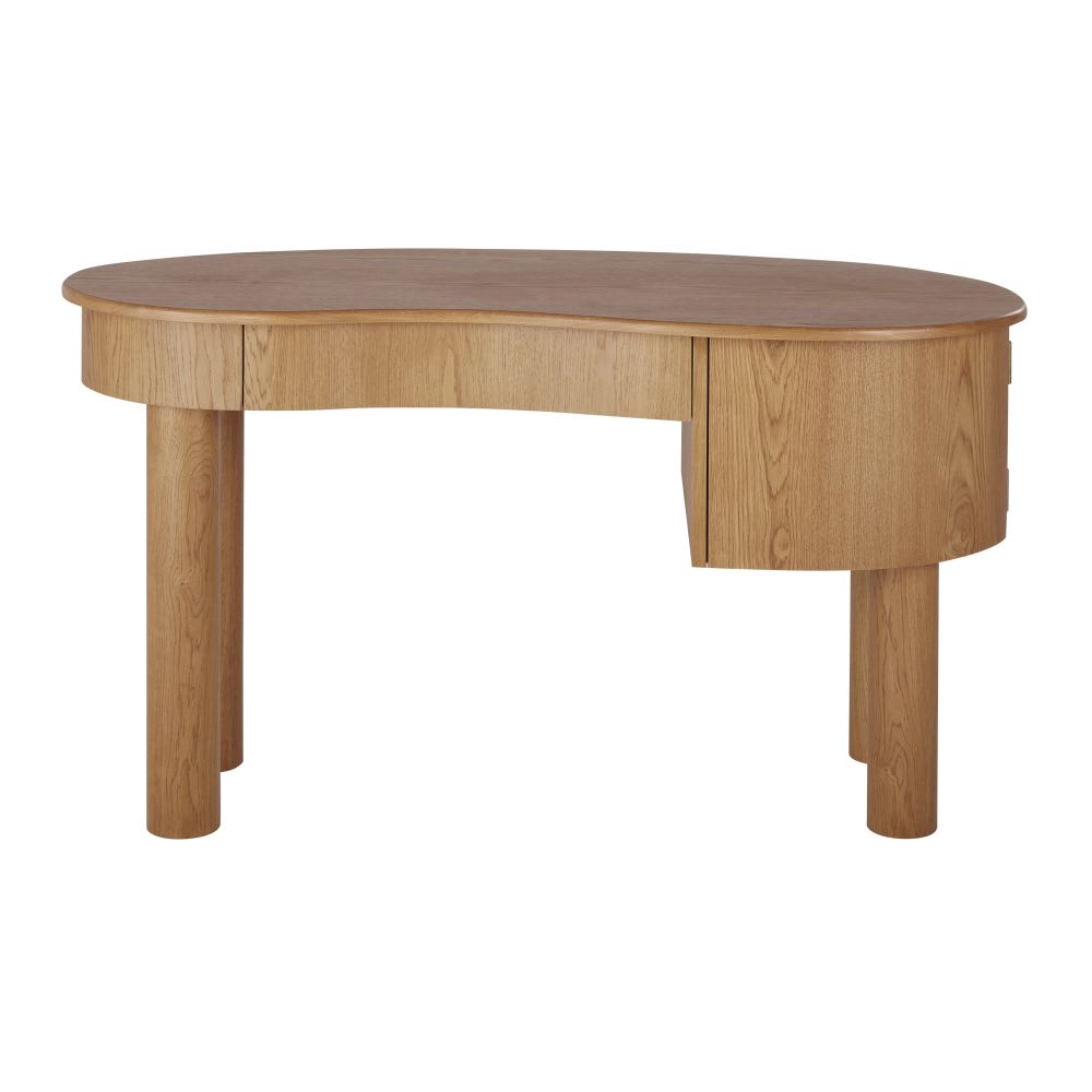 Wohnli Möbelsuche - Brauner Schreibtisch mit 1Tür und 1Schublade