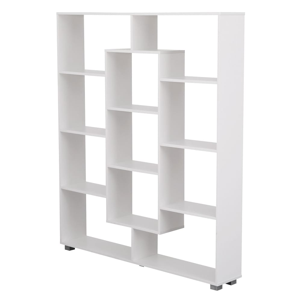 wohnli-moebel-suche-Buecherregal-11-mehrfoermige-Regale-weiss Wohnli Möbelsuche - Bücherregal 11 mehrförmige Regale weiß