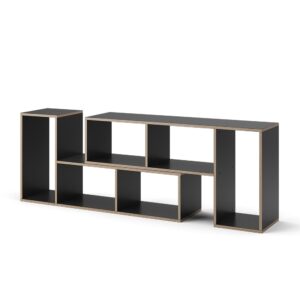 wohnli-moebel-suche-Buecherregal-2er-Set-Anthrazit-112.8-x-56.4cm Wohnli Möbelsuche - Bücherregal 2er Set