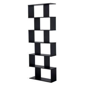 Wohnli Möbelsuche - Bücherregal 6 Regale schwarz