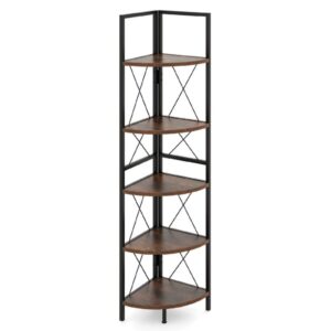 wohnli-moebel-suche-Buecherregal-aus-Holz-355x355x1595cm-Braun Wohnli Möbelsuche - Bücherregal aus Holz 35