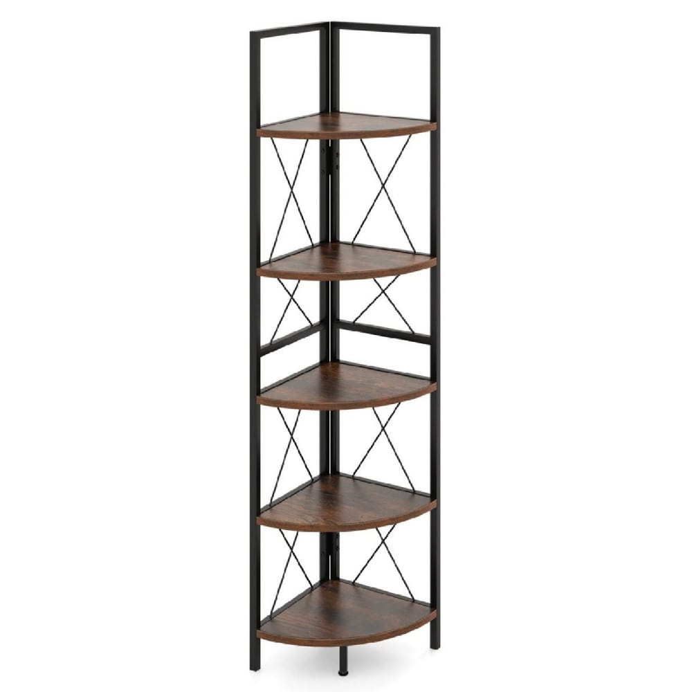 wohnli-moebel-suche-Buecherregal-aus-Holz-355x355x1595cm-Braun Wohnli Möbelsuche - Bücherregal aus Holz 35