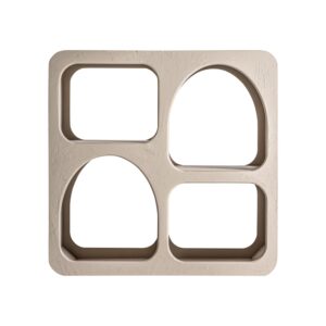 Wohnli Möbelsuche - Bücherregal aus Mangoholz in hellbrauner Farbe 80x35x80cm