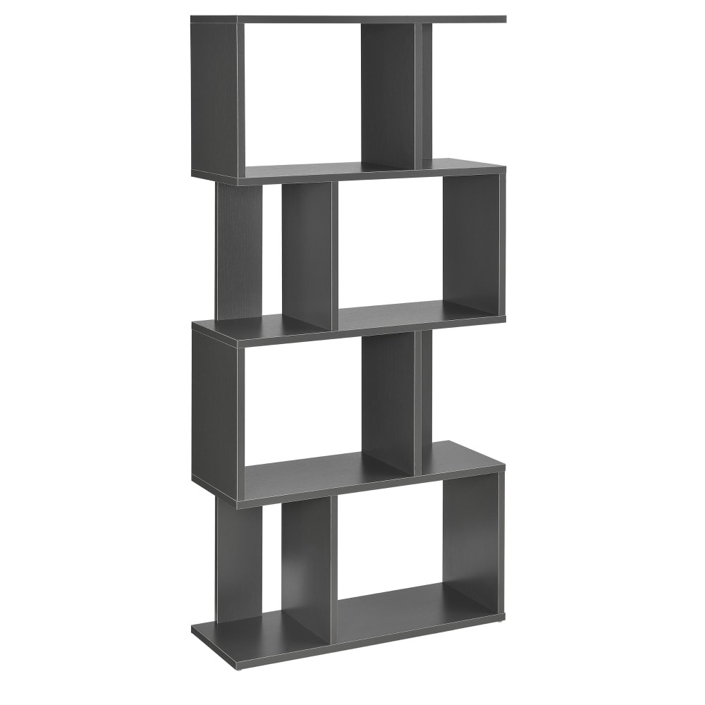wohnli-moebel-suche-Buecherregal-in-Holzoptik-130-x-60-x-24-cm-in-Grau Wohnli Möbelsuche - Bücherregal in Holzoptik 130 x 60 x 24 cm