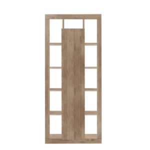 Wohnli Möbelsuche - Bücherregal mit 1 Tür H217 cm - Dekor Eiche Handwerker