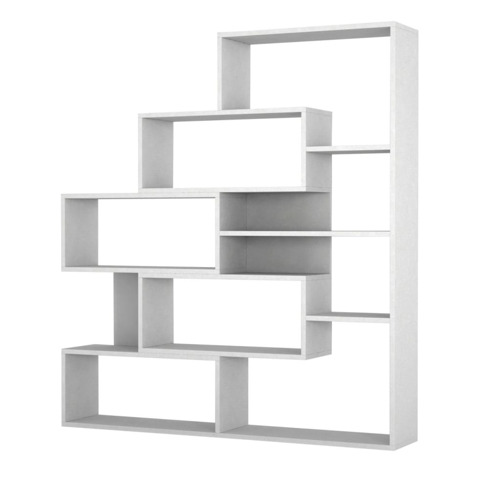 Wohnli Möbelsuche - Bücherregal mit 11 Regalfächern in Weiß