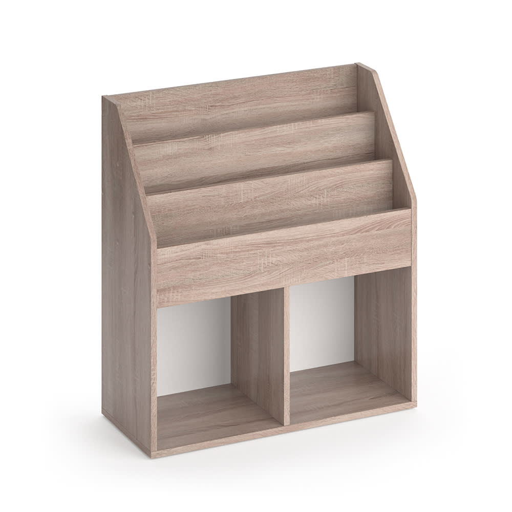 wohnli-moebel-suche-Buecherregal-mit-2-Faltboxen-Sonoma-72-x-79cm Wohnli Möbelsuche - Bücherregal mit 2 Faltboxen