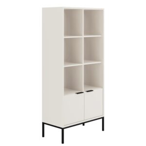 wohnli-moebel-suche-Buecherregal-mit-2-Tueren-Weiss-171.3cm Wohnli Möbelsuche - Bücherregal mit 2 Türen