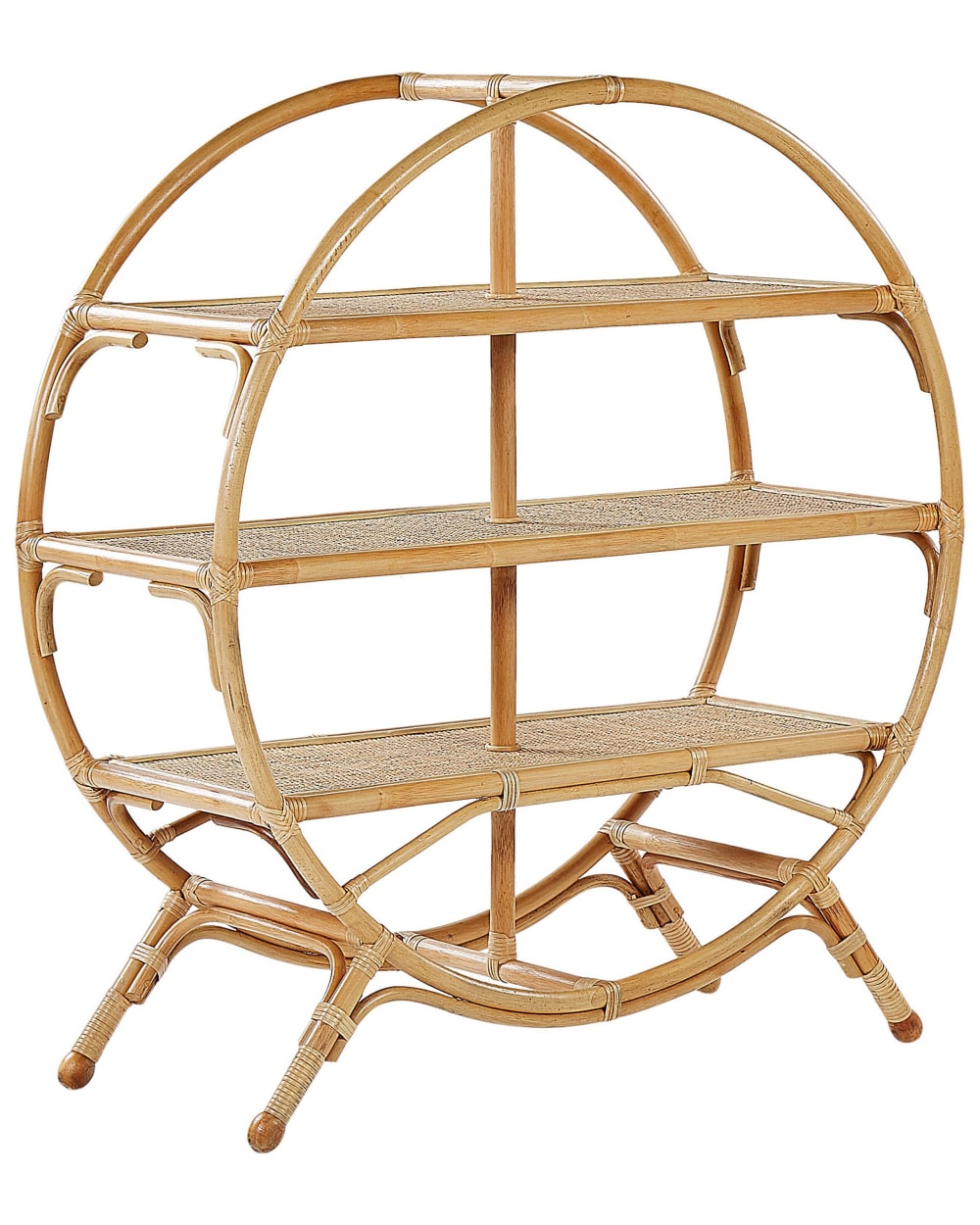 wohnli-moebel-suche-Buecherregal-mit-3-Faechern-aus-Rattan-109cm-naturfarben Wohnli Möbelsuche - Bücherregal mit 3 Fächern aus Rattan 109cm