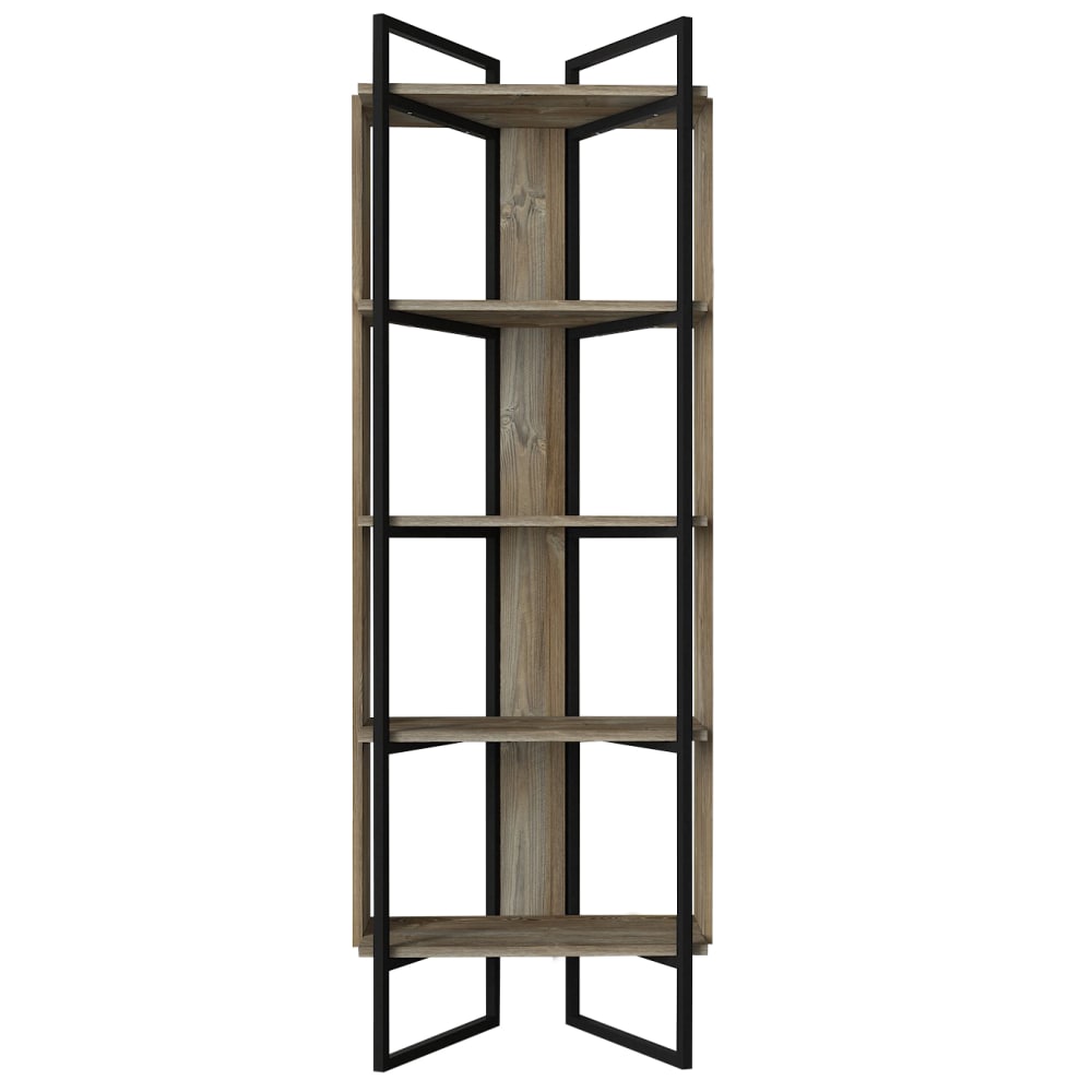 Wohnli Möbelsuche - Bücherregal mit 4 Regalfächern in Braun