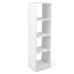wohnli-moebel-suche-Buecherregal-mit-5-Etagen-aus-Holzwerkstoff-38-x-33-x-142-cm-weiss Wohnli Möbelsuche - Bücherregal mit 5 Etagen aus Holzwerkstoff 38 x 33 x 142 cm