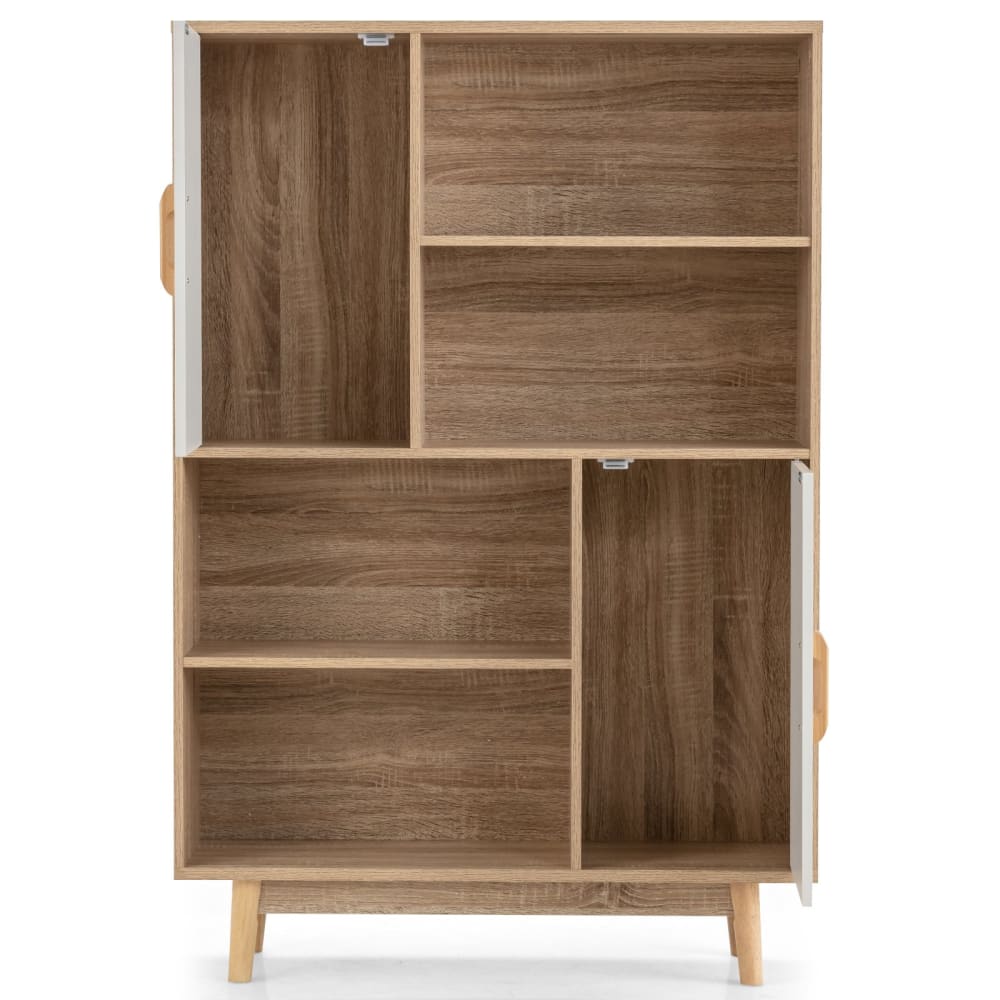 wohnli-moebel-suche-Buecherschrank-aus-Holz-80x24x120cm-Braun Wohnli Möbelsuche - Bücherschrank aus Holz 80x24x120cm