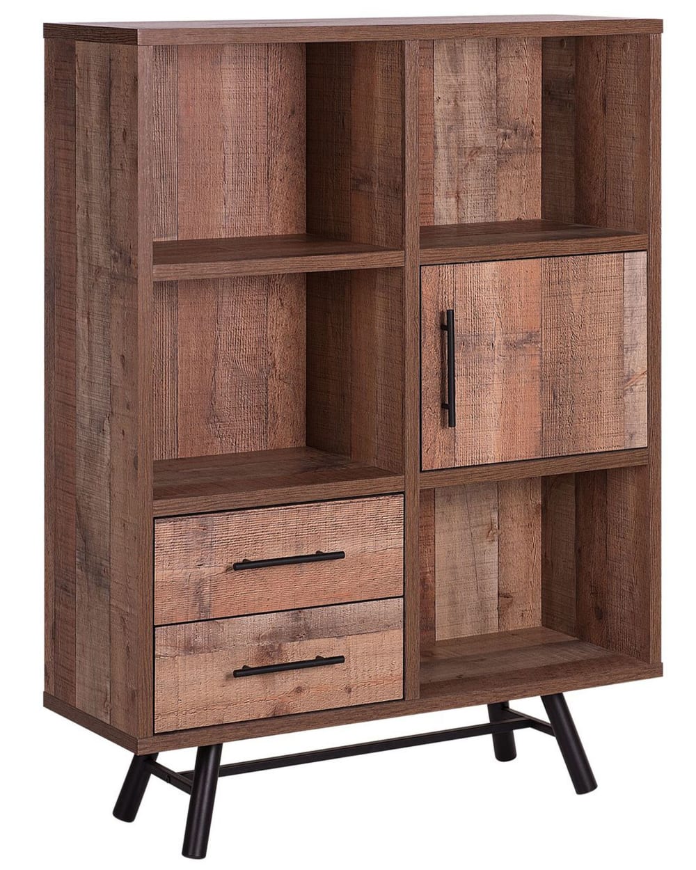 wohnli-moebel-suche-Buecherschrank-aus-Holzwerkstoff-131cm-heller-Holzfarbton Wohnli Möbelsuche - Bücherschrank aus Holzwerkstoff 131cm