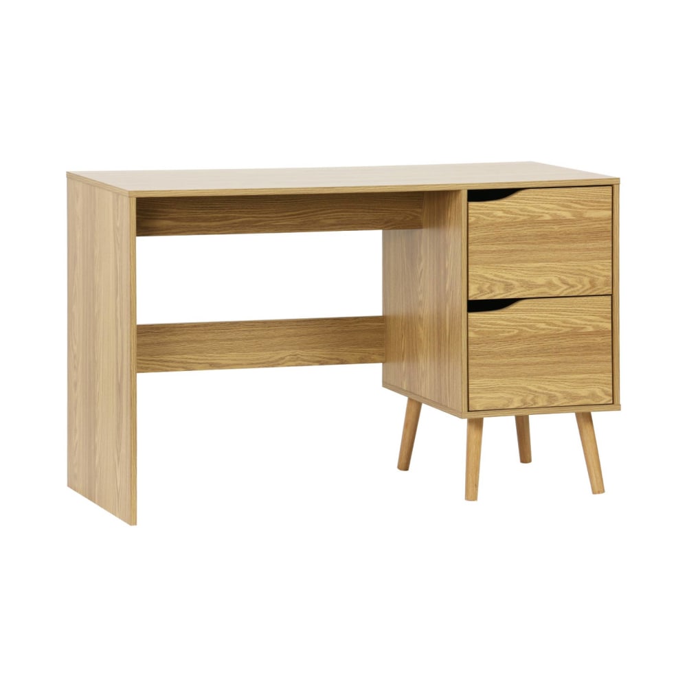 Wohnli Möbelsuche - Büro mit 2 Schubladen und Eschenholzdekor