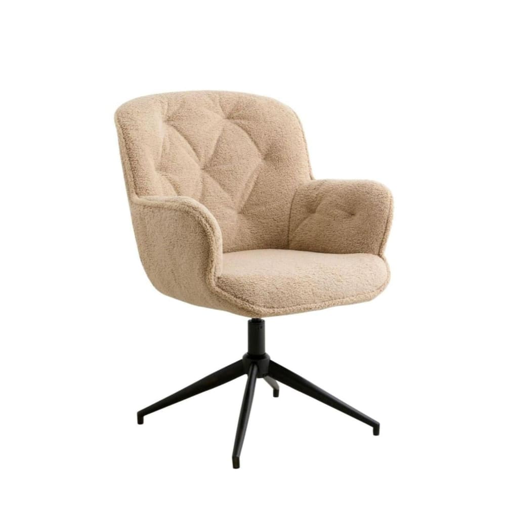 Wohnli Möbelsuche - Bürostuhl LEA aus Bouclé