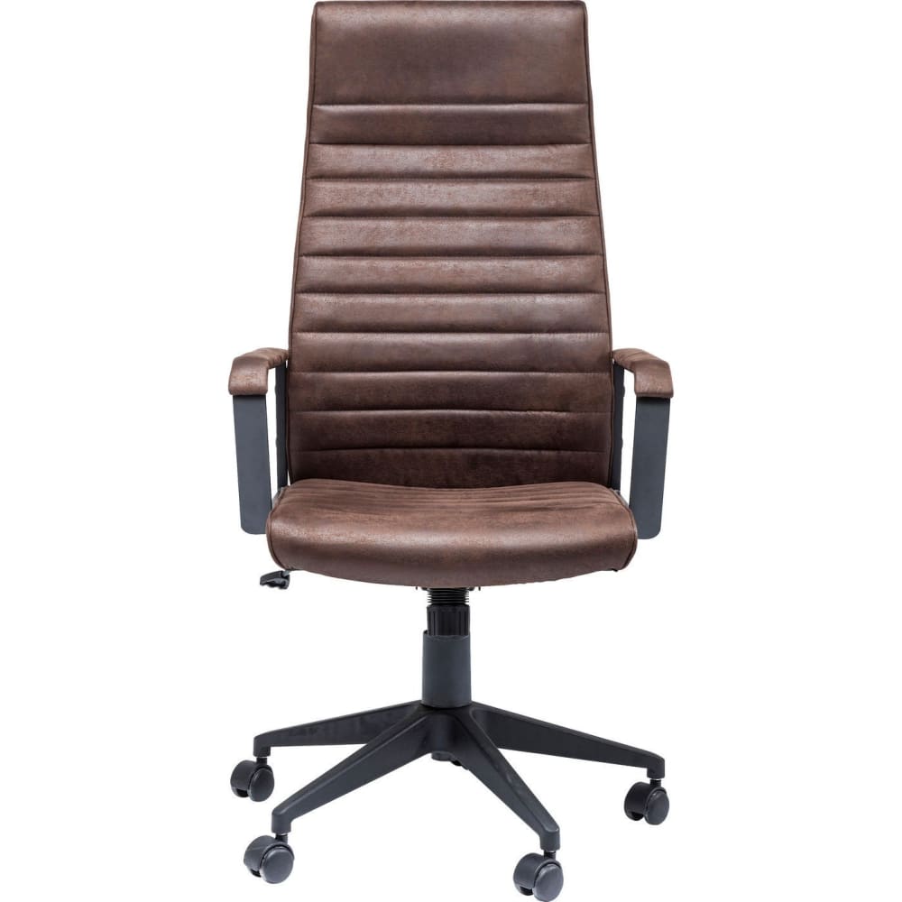 wohnli-moebel-suche-Buerostuhl-in-Leder-Optik-hoehenverstellbar-drehbar-braun Wohnli Möbelsuche - Bürostuhl in Leder-Optik