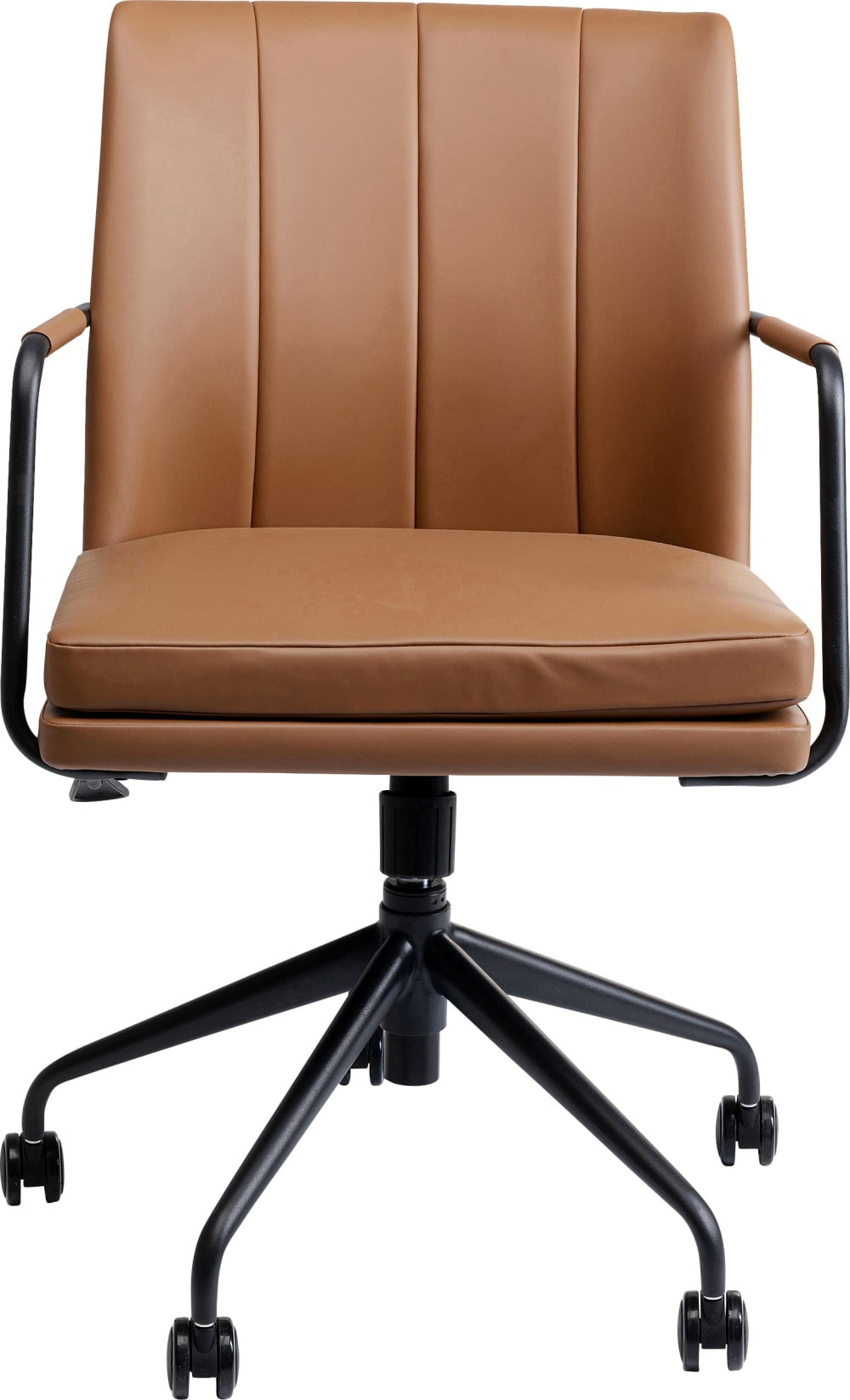 wohnli-moebel-suche-Buerostuhl-in-Leder-Optik-hoehenverstellbar-drehbar-rollbar-braun Wohnli Möbelsuche - Bürostuhl in Leder-Optik