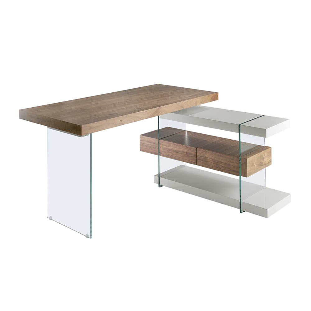 wohnli-moebel-suche-Buerotisch-aus-Walnussholz-und-Glas Wohnli Möbelsuche - Bürotisch aus Walnussholz und Glas