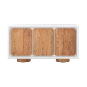 wohnli-moebel-suche-Buffet-aus-cremeweissem-Beton-und-Akazienholz Wohnli Möbelsuche - Buffet aus cremeweißem Beton und Akazienholz