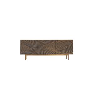 Wohnli Möbelsuche - Buffet aus massivem Mangoholz und Terrazzo 180 cm