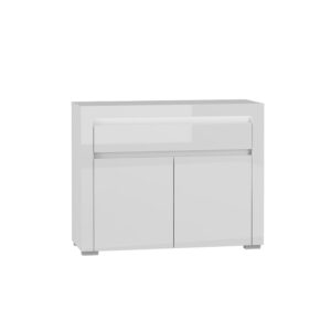 wohnli-moebel-suche-Buffet-mit-1-Schublade-und-2-Tueren-Weiss-106cm Wohnli Möbelsuche - Buffet mit 1 Schublade und 2 Türen