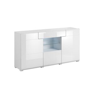 wohnli-moebel-suche-Buffet-mit-1-Schublade-und-3-Tueren-Weiss-159cm Wohnli Möbelsuche - Buffet mit 1 Schublade und 3 Türen